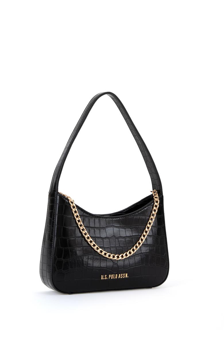Kadın Siyah Kroko Kol Çantası - 50300342001
