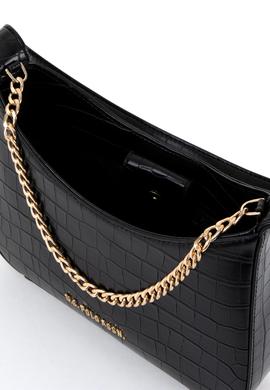Kadın Siyah Kroko Kol Çantası - 50300342001