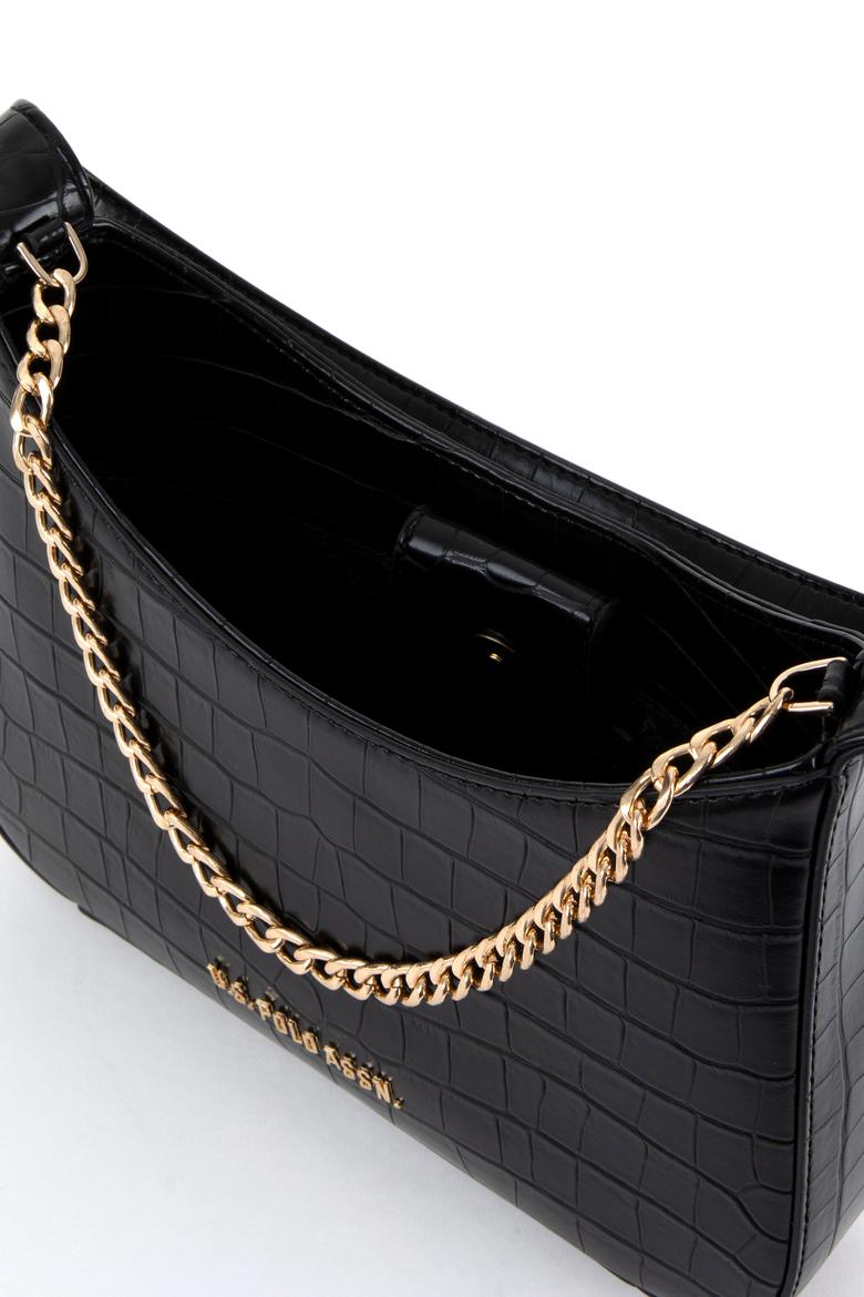 Kadın Siyah Kroko Kol Çantası - 50300342001