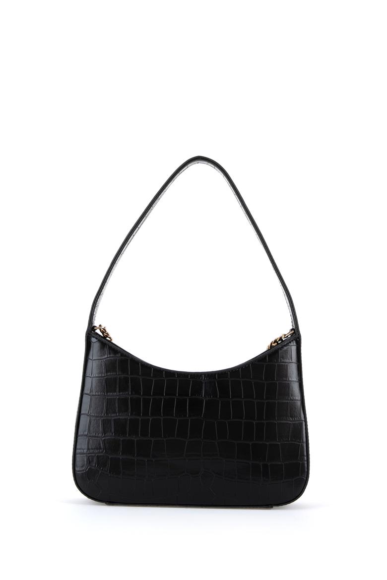 Kadın Siyah Kroko Kol Çantası - 50300342001
