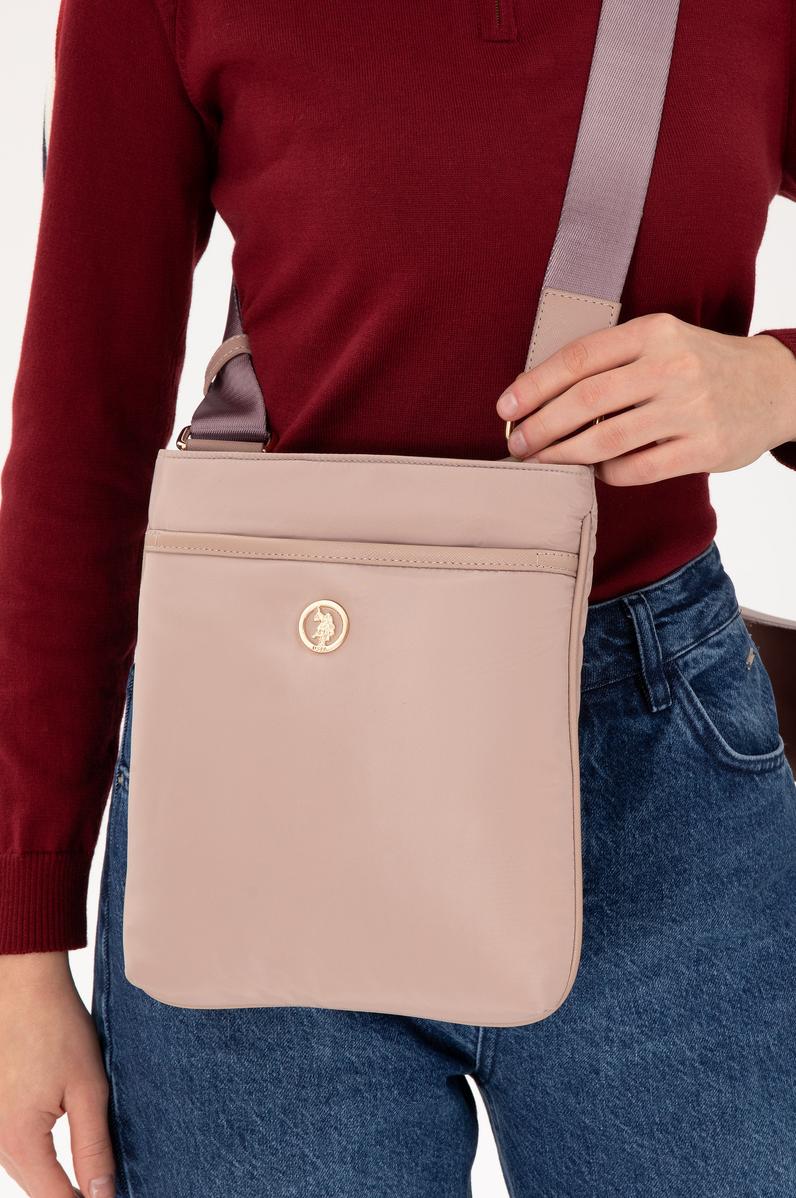 Kadın Bej Kapitone Çapraz Çanta