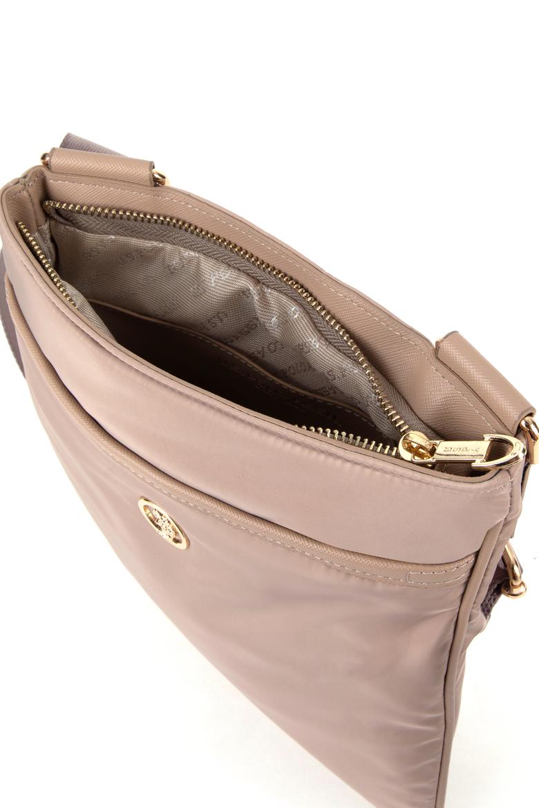 Kadın Bej Kapitone Çapraz Çanta - 50300296004