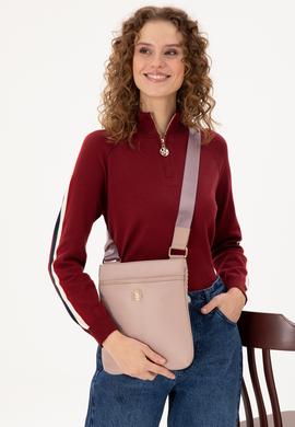 Kadın Bej Kapitone Çapraz Çanta - 50300296004