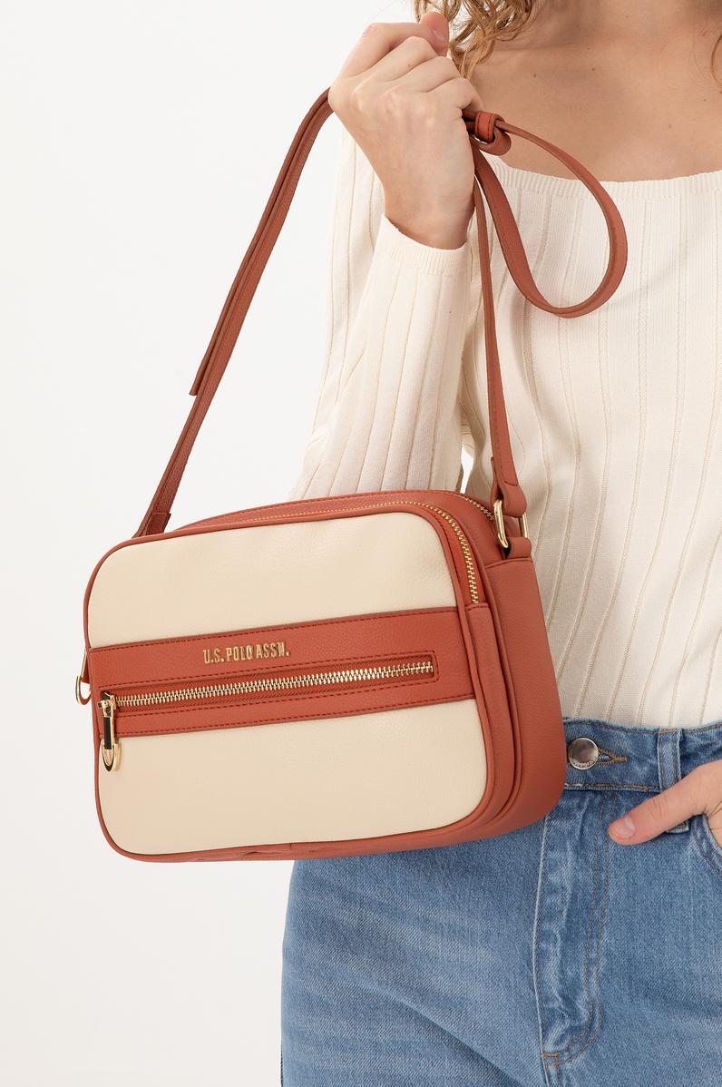 Kadın Krem Çapraz Çanta