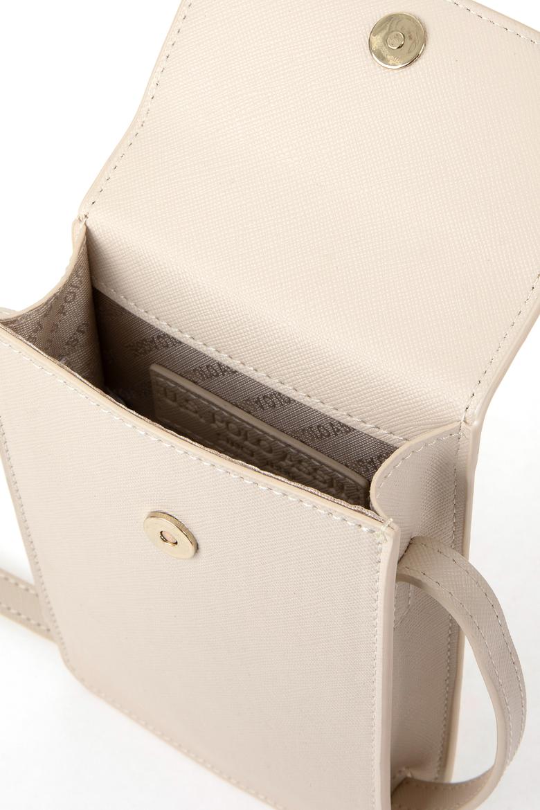 Kadın Krem Telefon Çantası - 50300339005