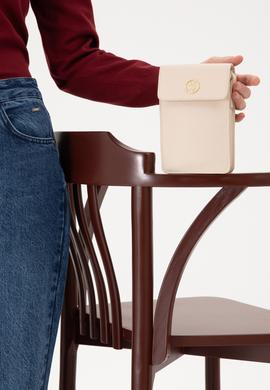 Kadın Krem Telefon Çantası - 50300339005