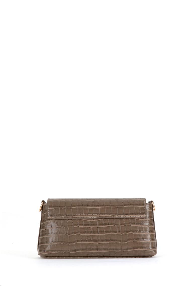 Kadın Kahverengi Kroko Çapraz Çanta - 50300343003