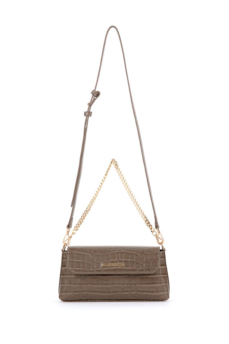 Kadın Kahverengi Kroko Çapraz Çanta - 50300343003