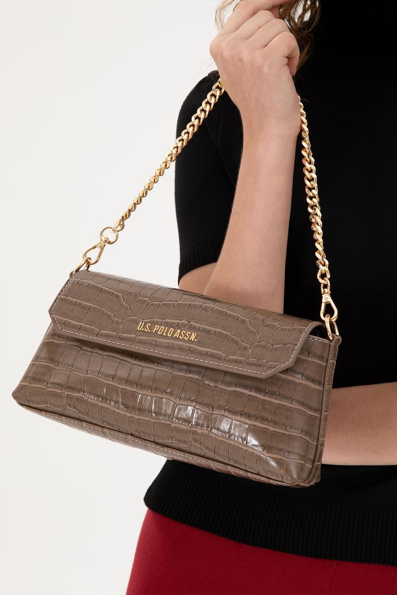 Kadın Kahverengi Kroko Çapraz Çanta - 50300343003