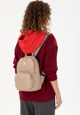 Kadın Bej Kapitone Sırt Çantası - 50300295004