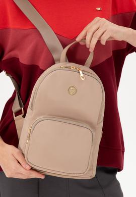 Kadın Bej Kapitone Sırt Çantası - 50300295004