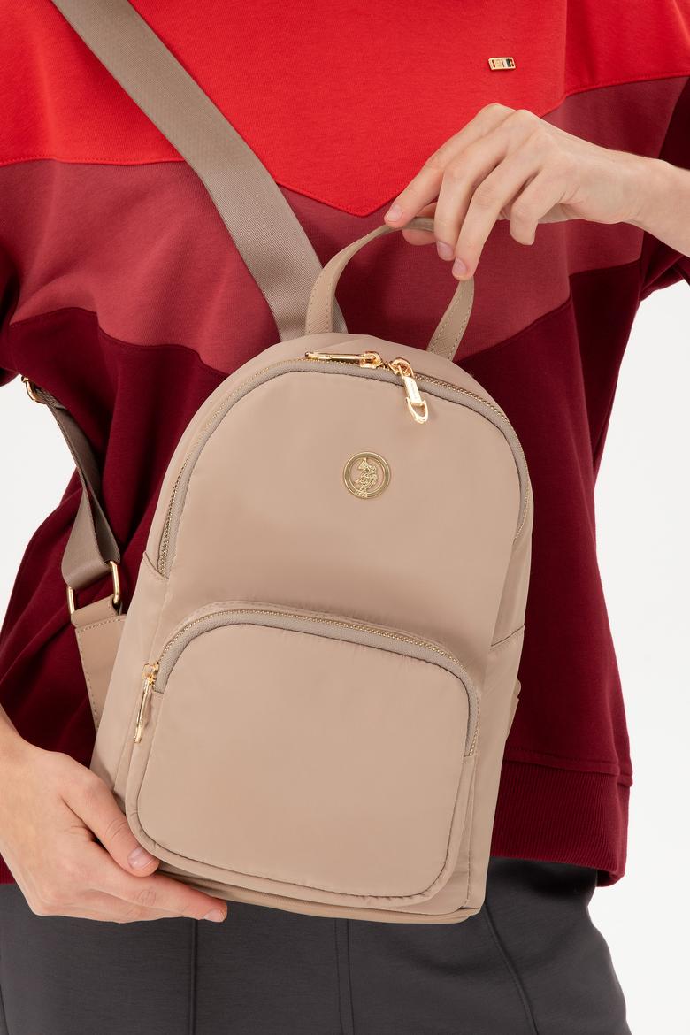 Kadın Bej Kapitone Sırt Çantası - 50300295004