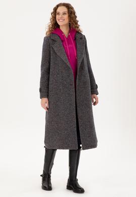 Kadın Lacivert Kaşe Kaban - 50291502012