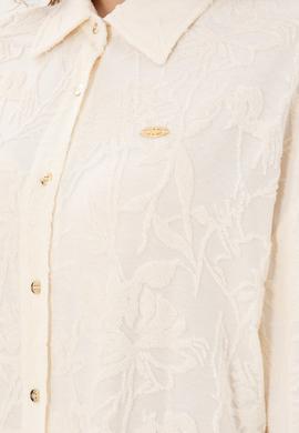 Kadın Krem Örme Gömlek - 50298166012