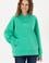 Kadın Mint Kapüşonlu Sweatshirt
