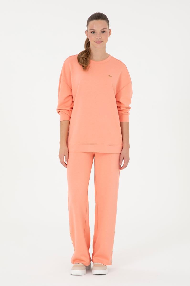 Kadın Siyah Loose Fit Eşofman Altı