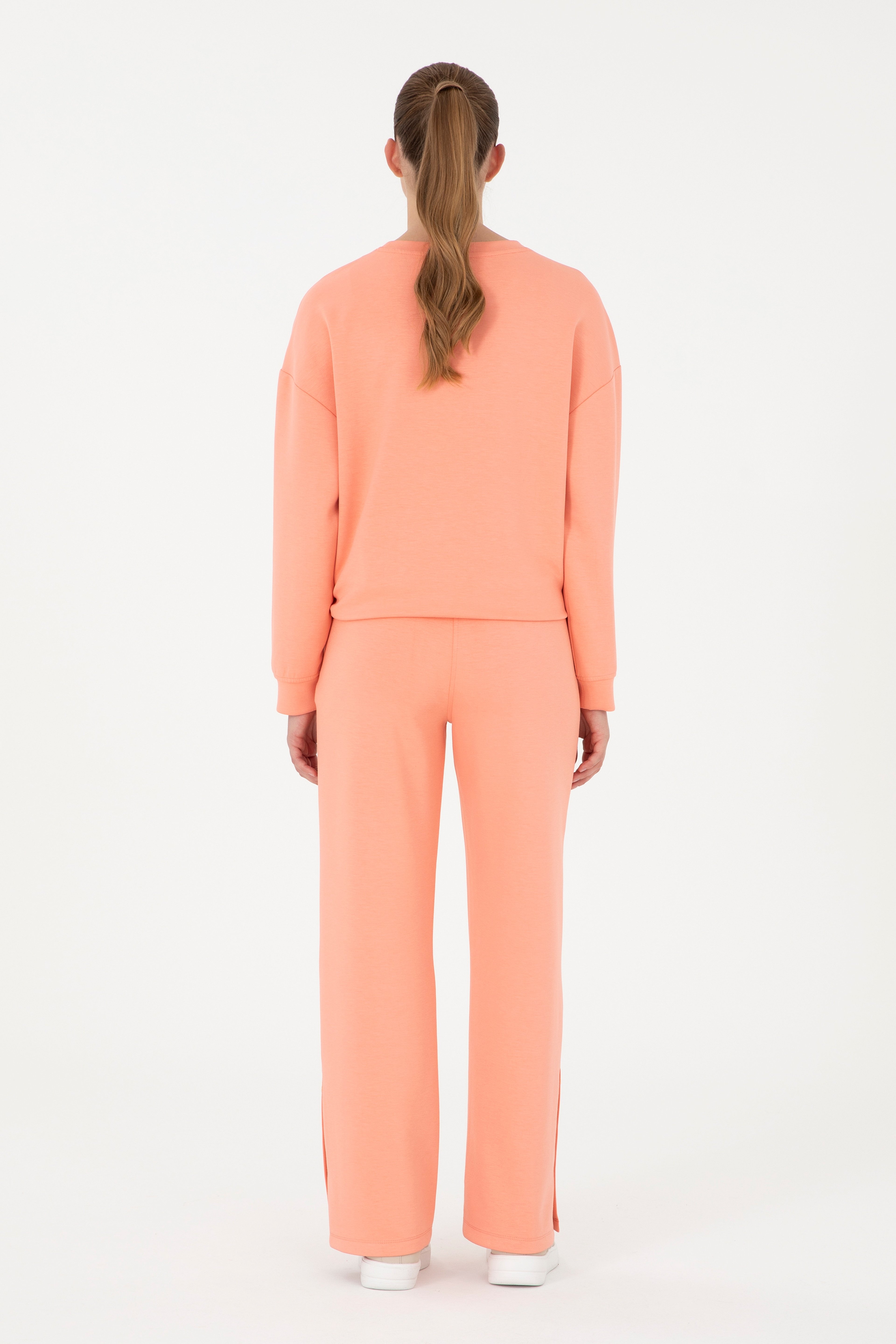 Kadın Somon Loose Fit Eşofman Altı - Image 4