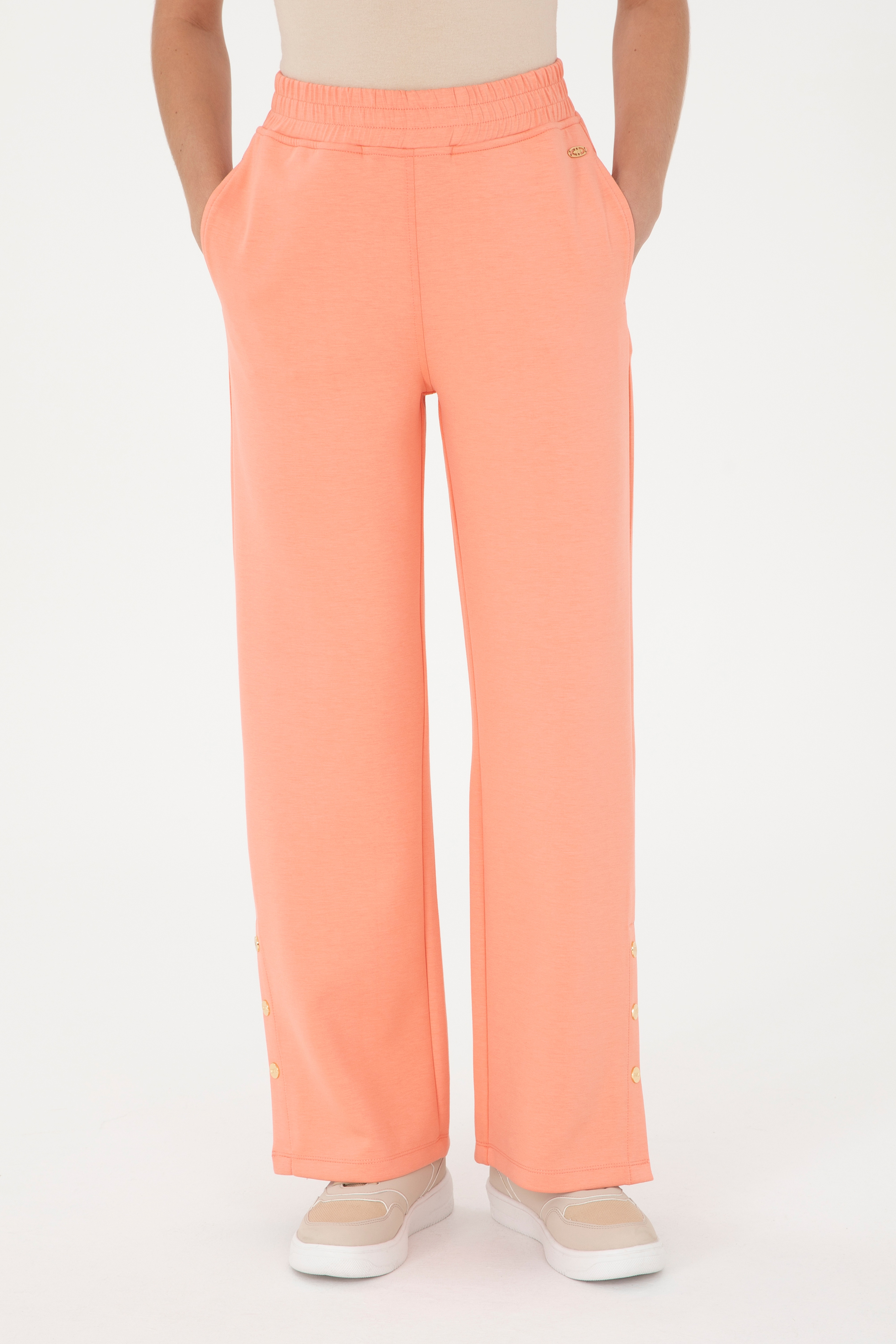 Kadın Somon Loose Fit Eşofman Altı - Image 2