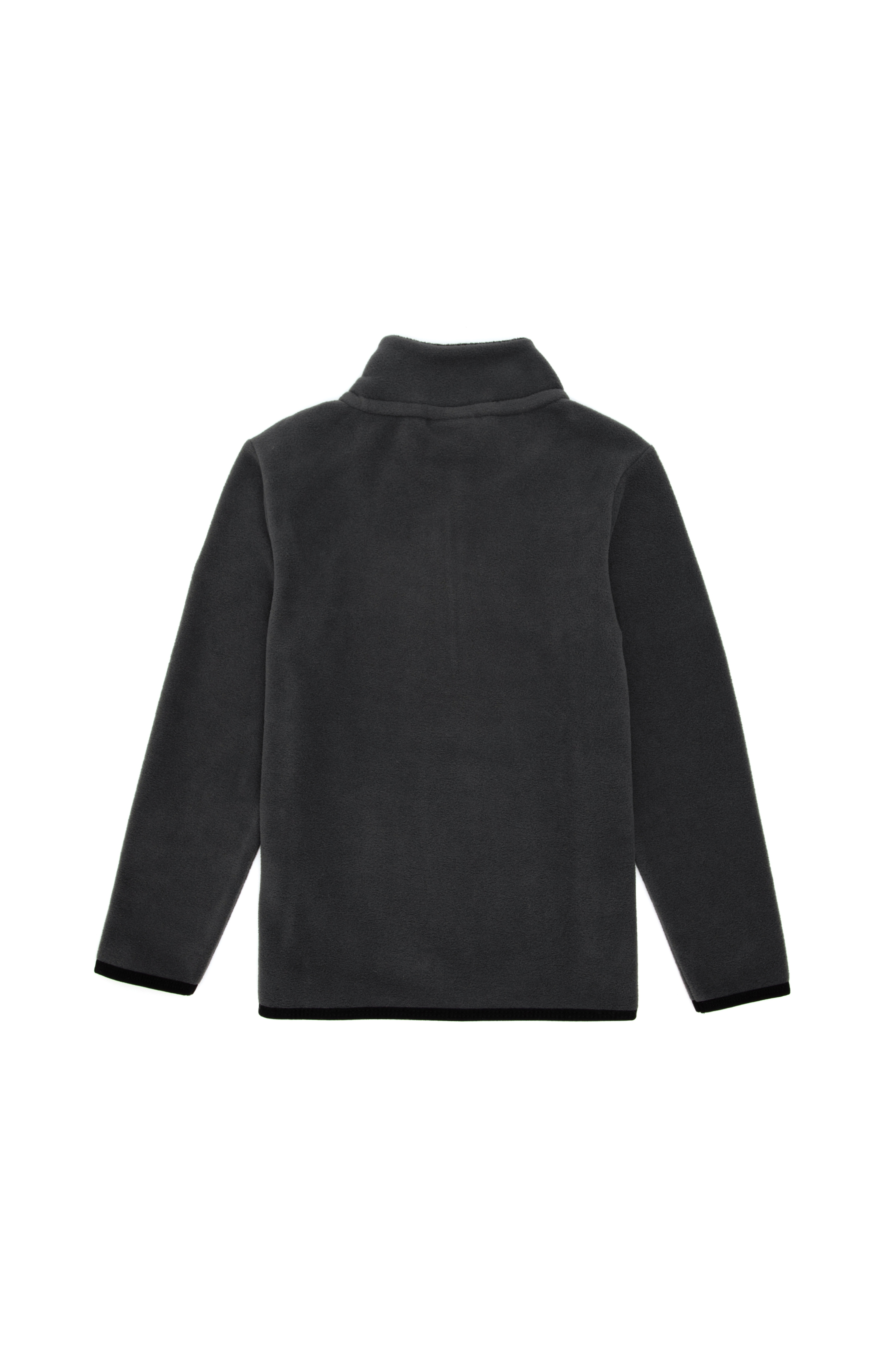 Erkek Çocuk Yarım Fermuarlı Antrasit Polar Sweatshirt - Image 2