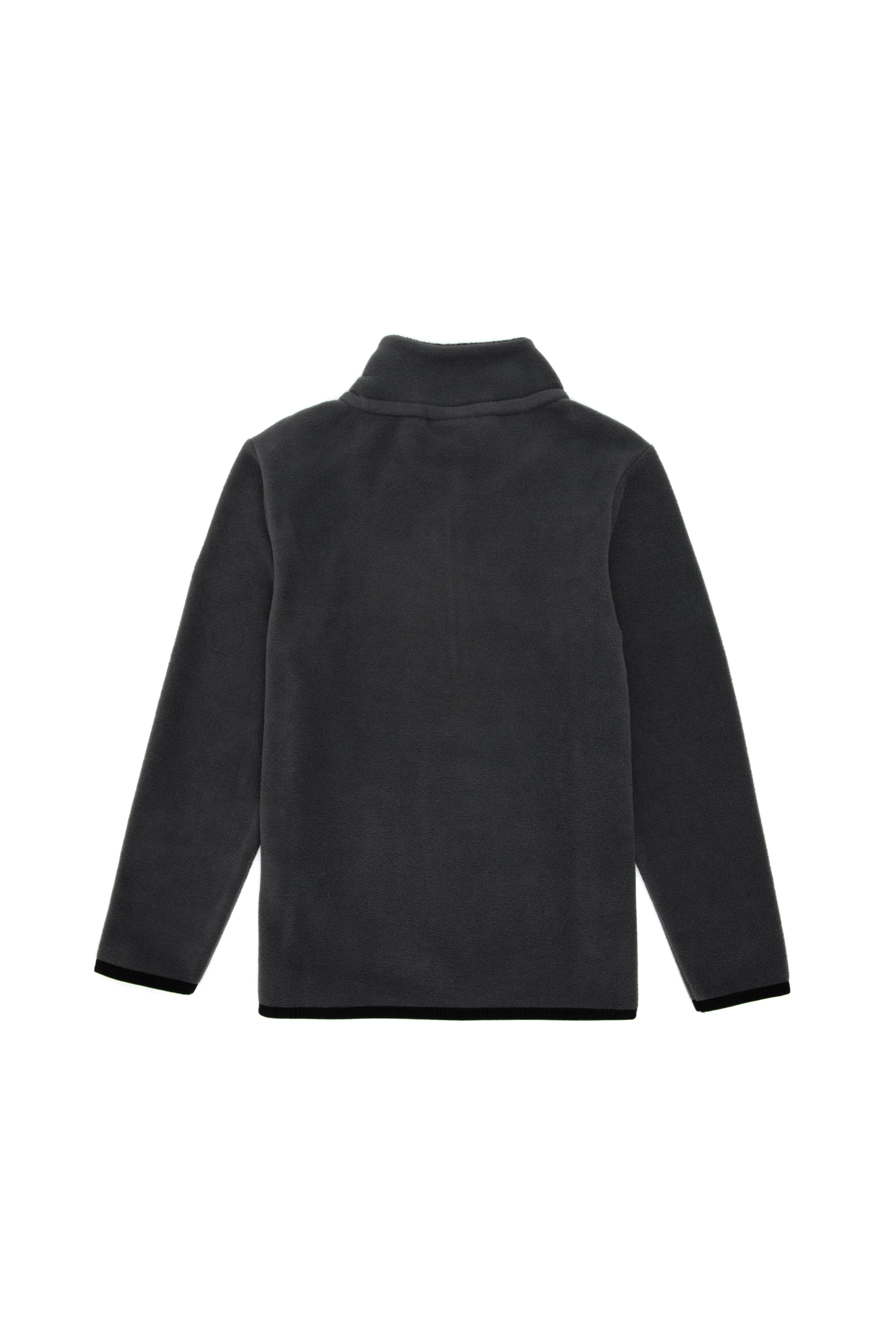 Erkek Çocuk Yarım Fermuarlı Antrasit Polar Sweatshirt