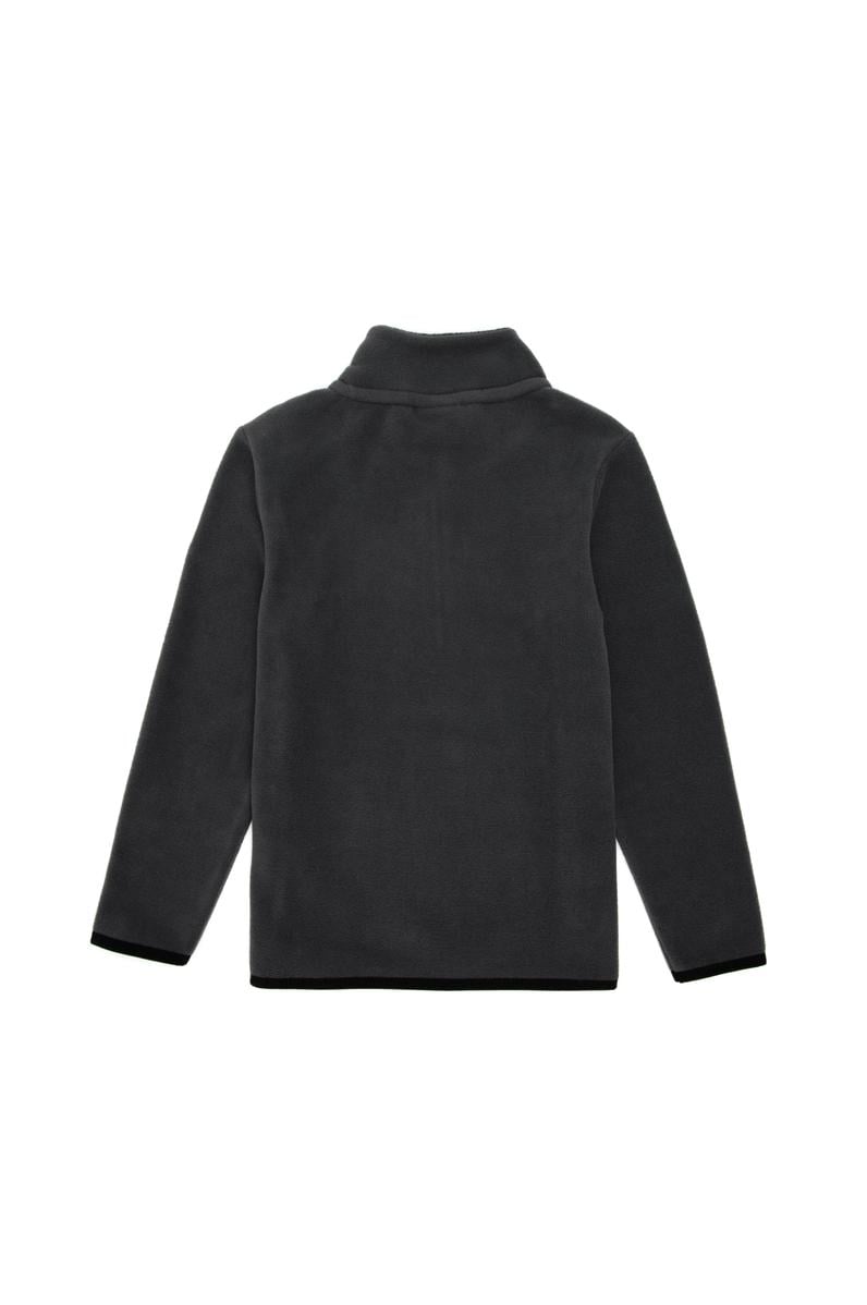 Erkek Çocuk Yarım Fermuarlı Antrasit Polar Sweatshirt