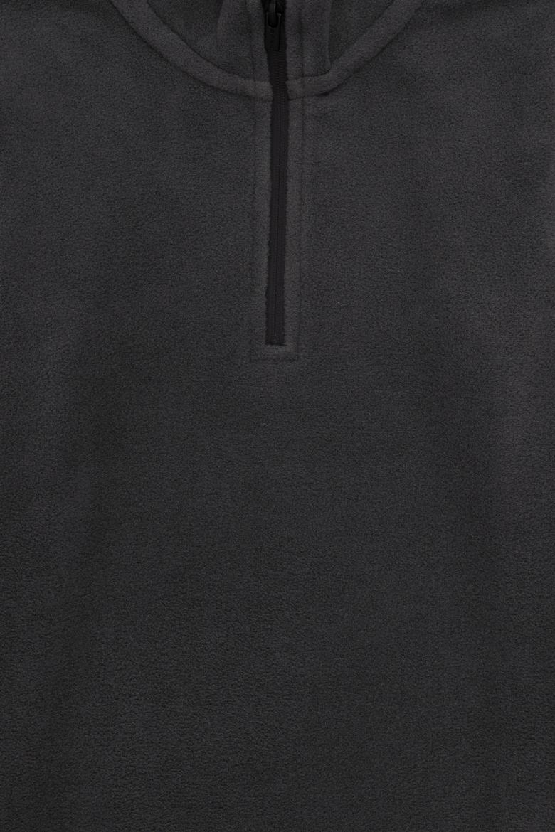 Erkek Çocuk Yarım Fermuarlı Antrasit Polar Sweatshirt - 50298060006