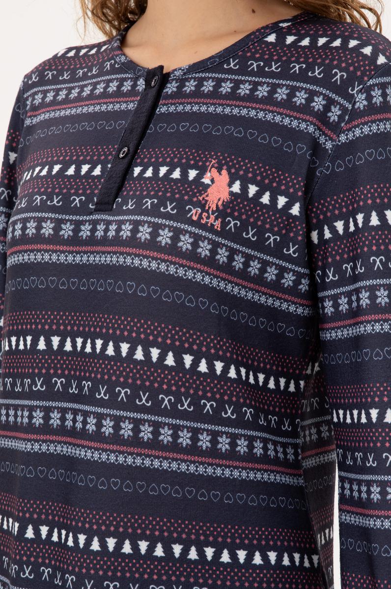 Kadın Lacivert Pijama Takımı