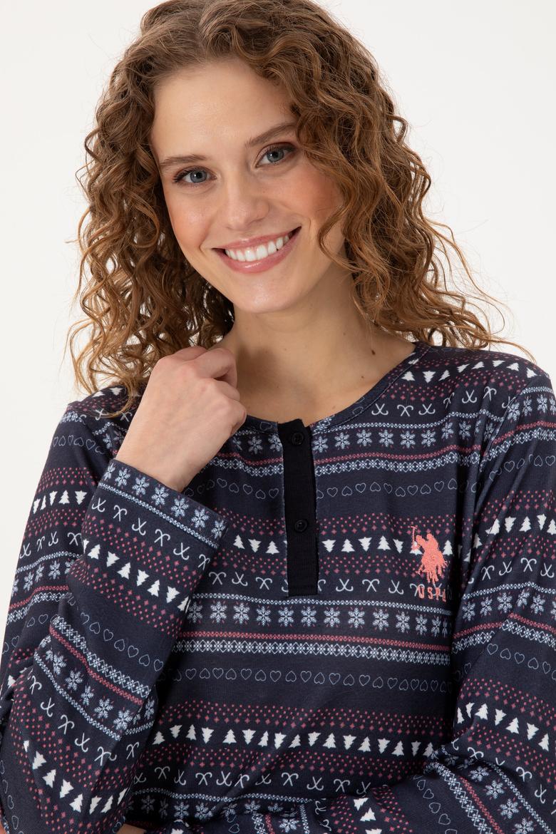 Kadın Lacivert Pijama Takımı - 50303404005