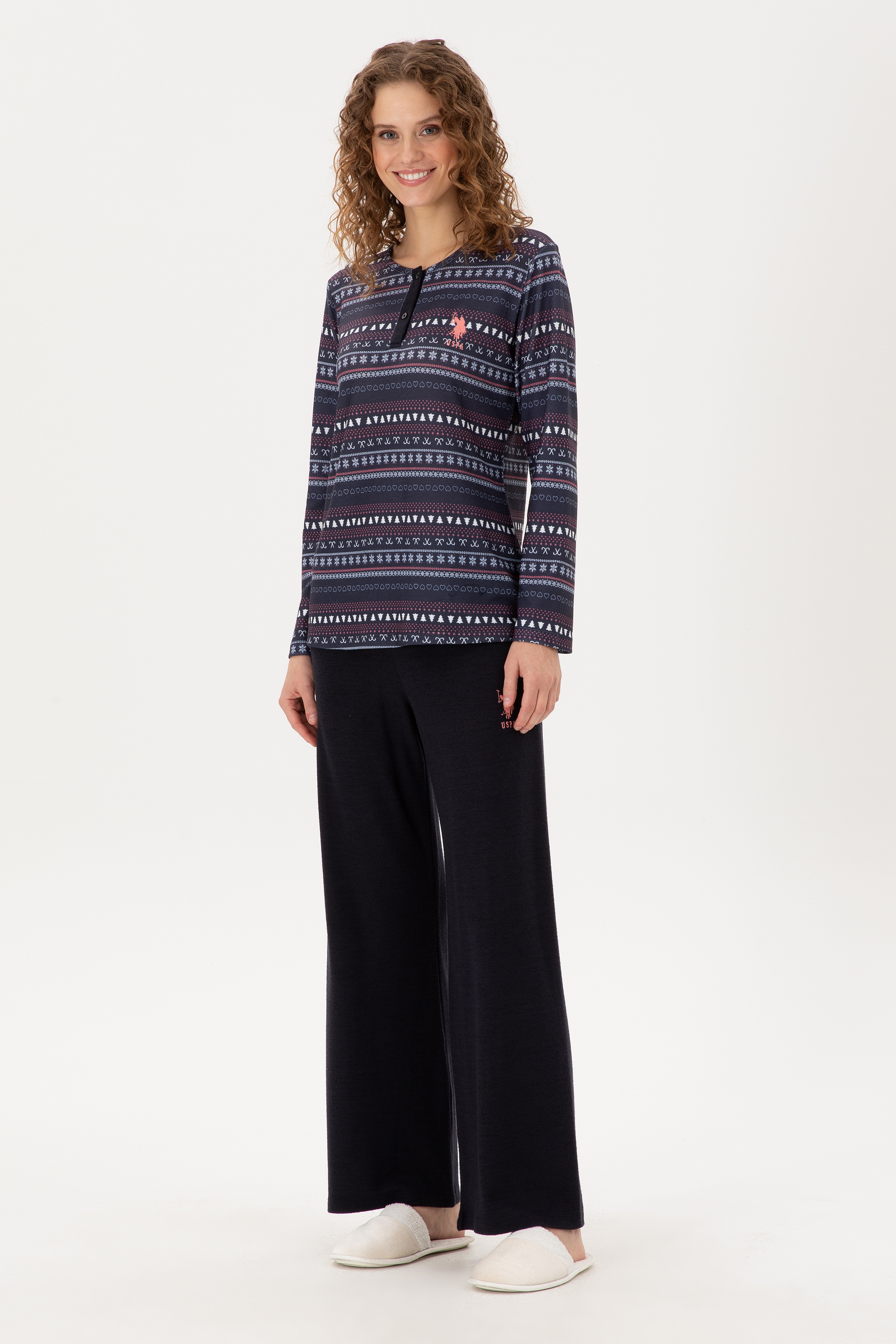 Kadın Lacivert Pijama Takımı - Image 1