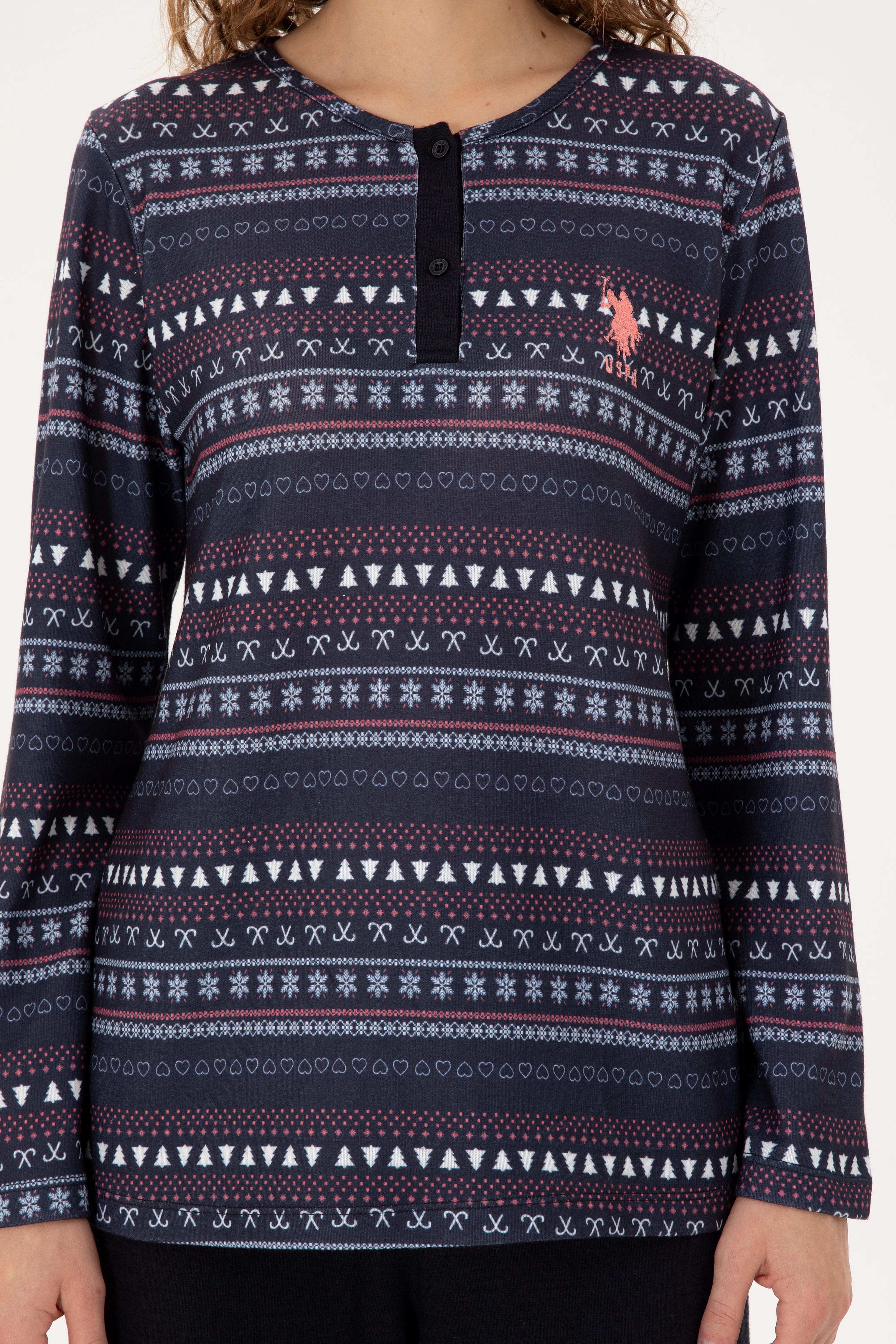Kadın Lacivert Pijama Takımı - Image 6