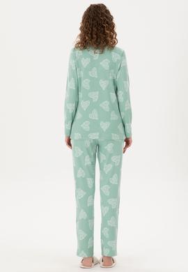 Kadın Mint Pijama Takımı - 50302757031