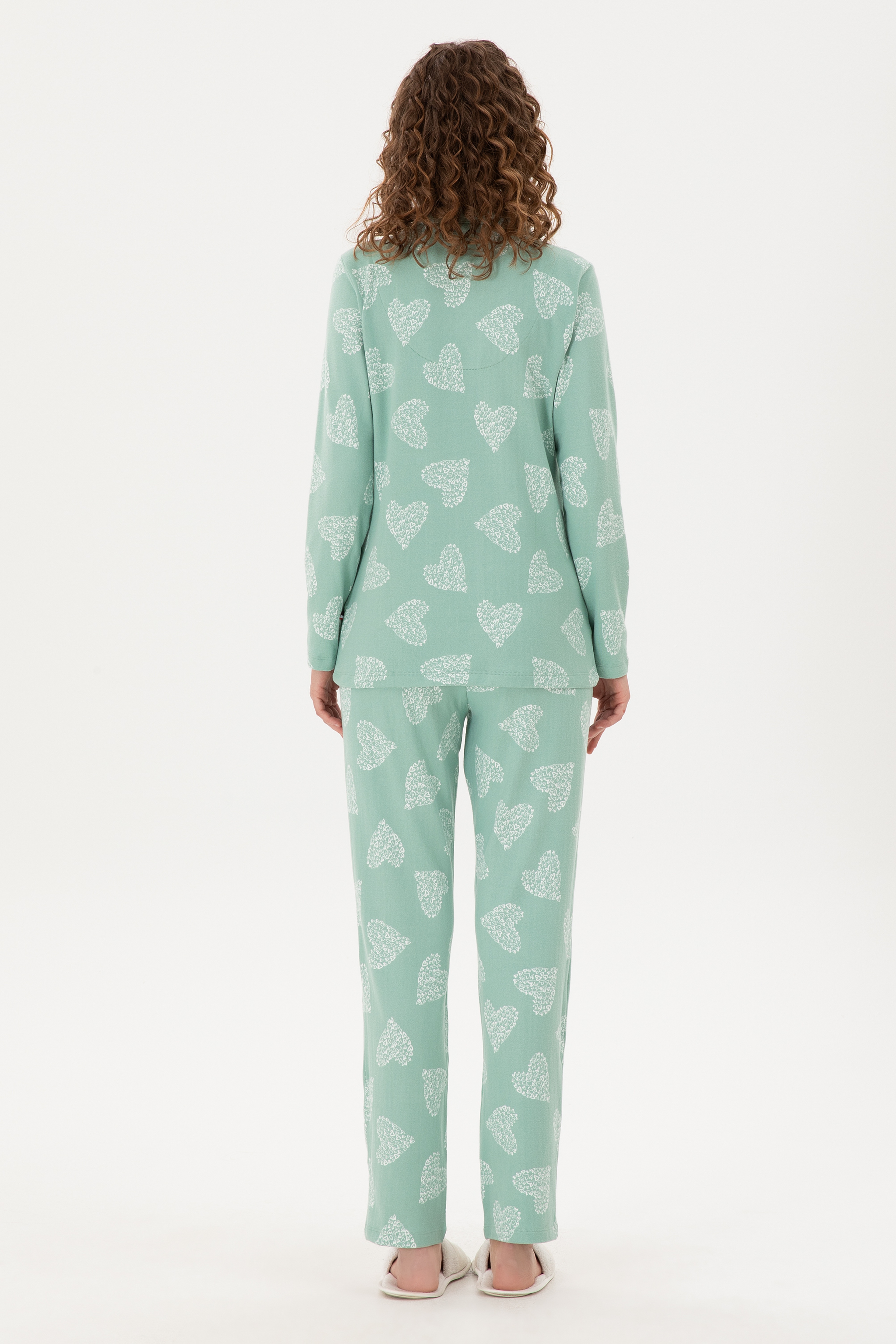 Kadın Mint Pijama Takımı - Image 5