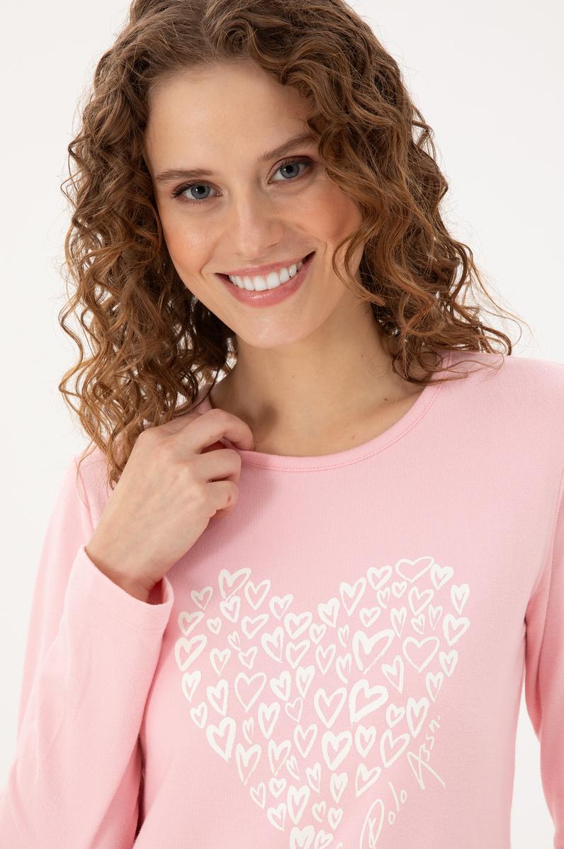 Kadın Pembe Pijama Takımı