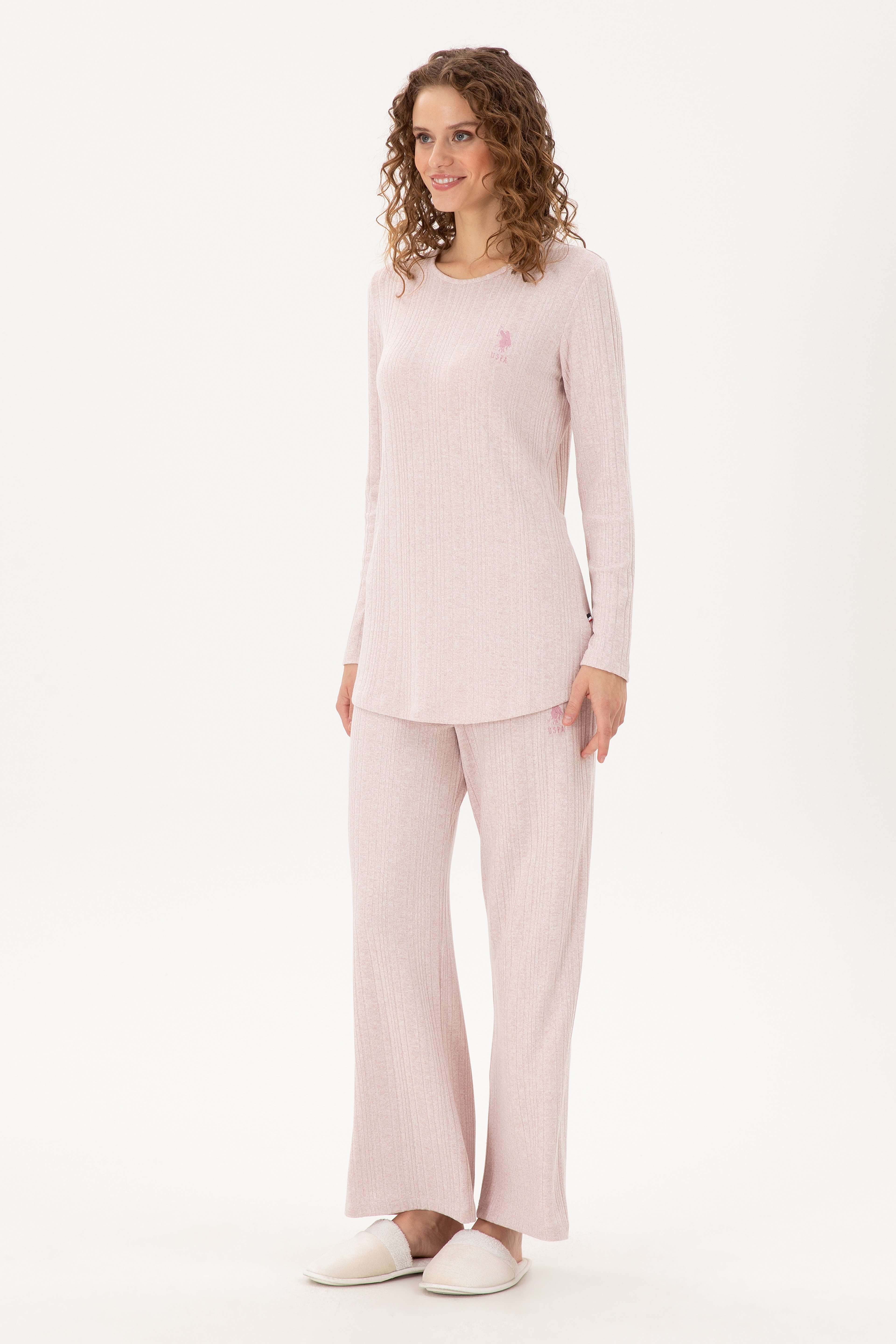 Kadın Pembe Pijama Takımı - Image 3