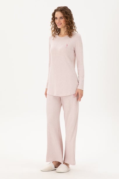 Kadın Pembe Pijama Takımı