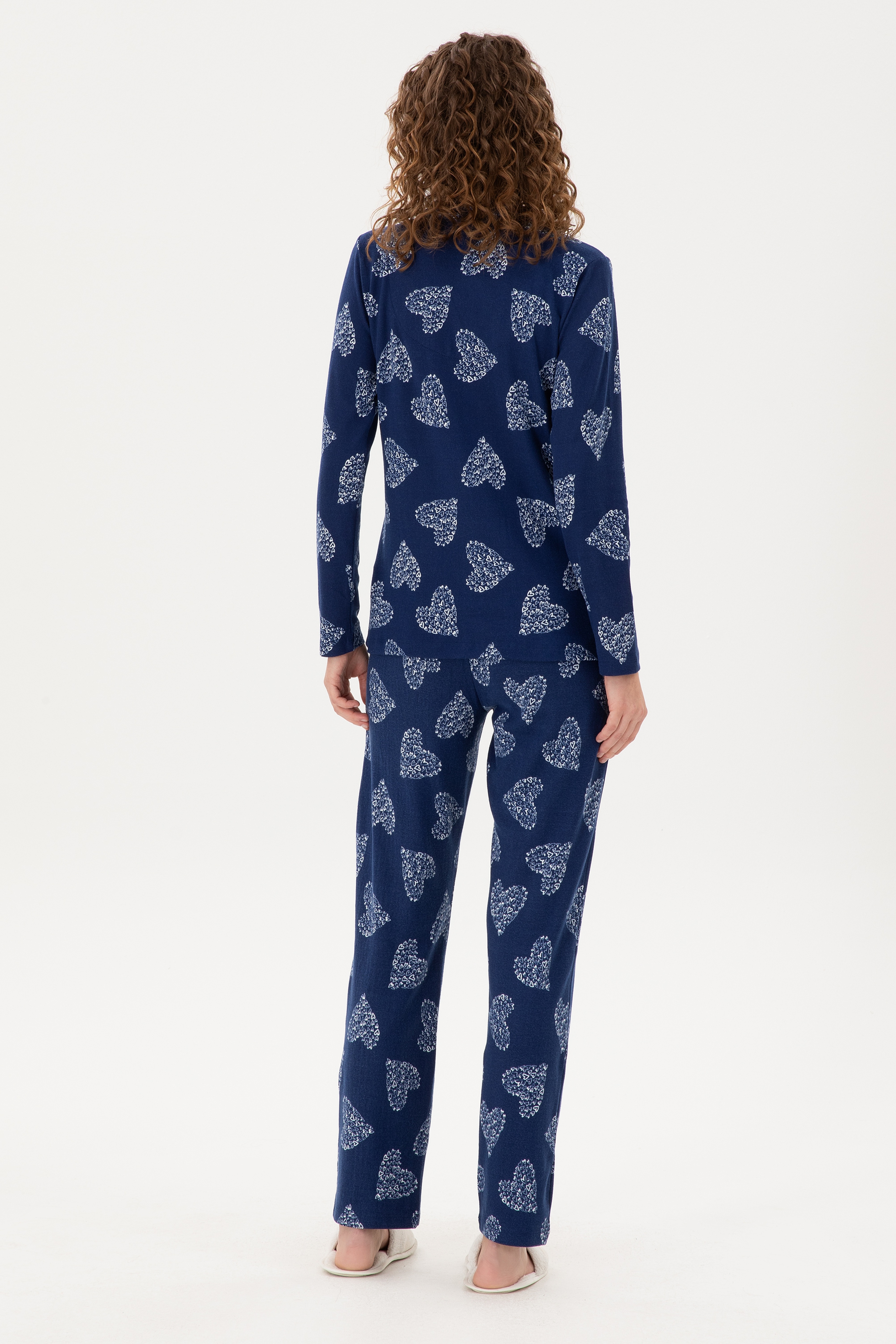 Kadın Lacivert Pijama Takımı - Image 5