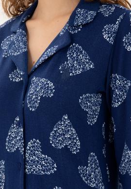 Kadın Lacivert Pijama Takımı - 50302757018