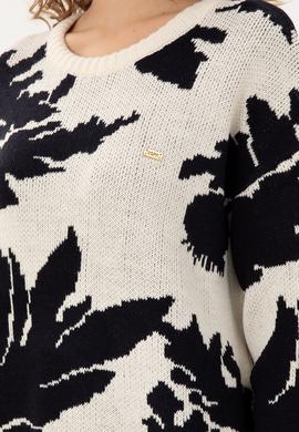 Kadın Krem Bisiklet Yaka Kazak - 50291572015