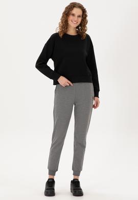 Kadın Antrasit Melanj Jogger Eşofman Altı - 50296934020