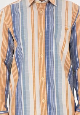 Erkek Saks Uzun Kollu Gömlek - 50291243014