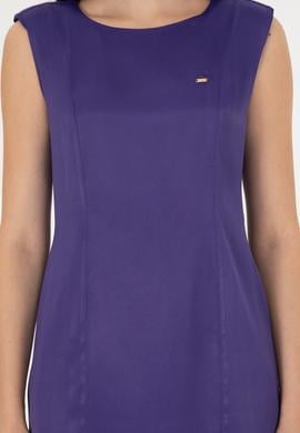 Kadın Mor Dokuma Elbise - 50289859004