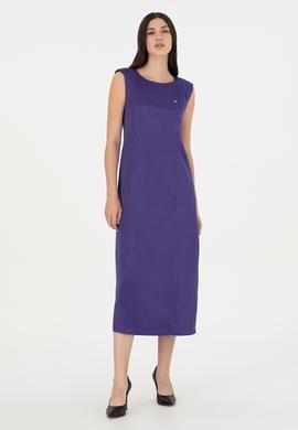 Kadın Mor Dokuma Elbise - 50289859004