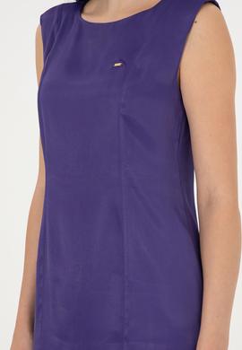 Kadın Mor Dokuma Elbise - 50289859004