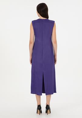 Kadın Mor Dokuma Elbise - 50289859004