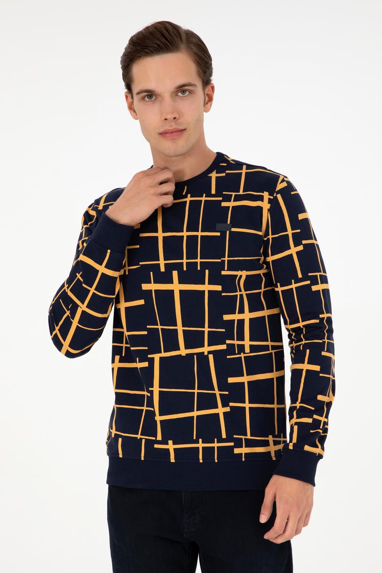 Erkek Lacivert Sweatshirt - 50290743021