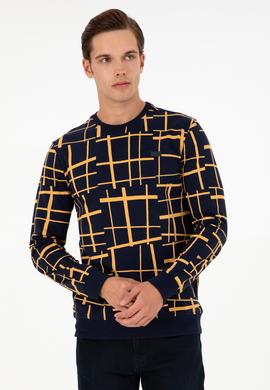 Erkek Lacivert Sweatshirt - 50290743021