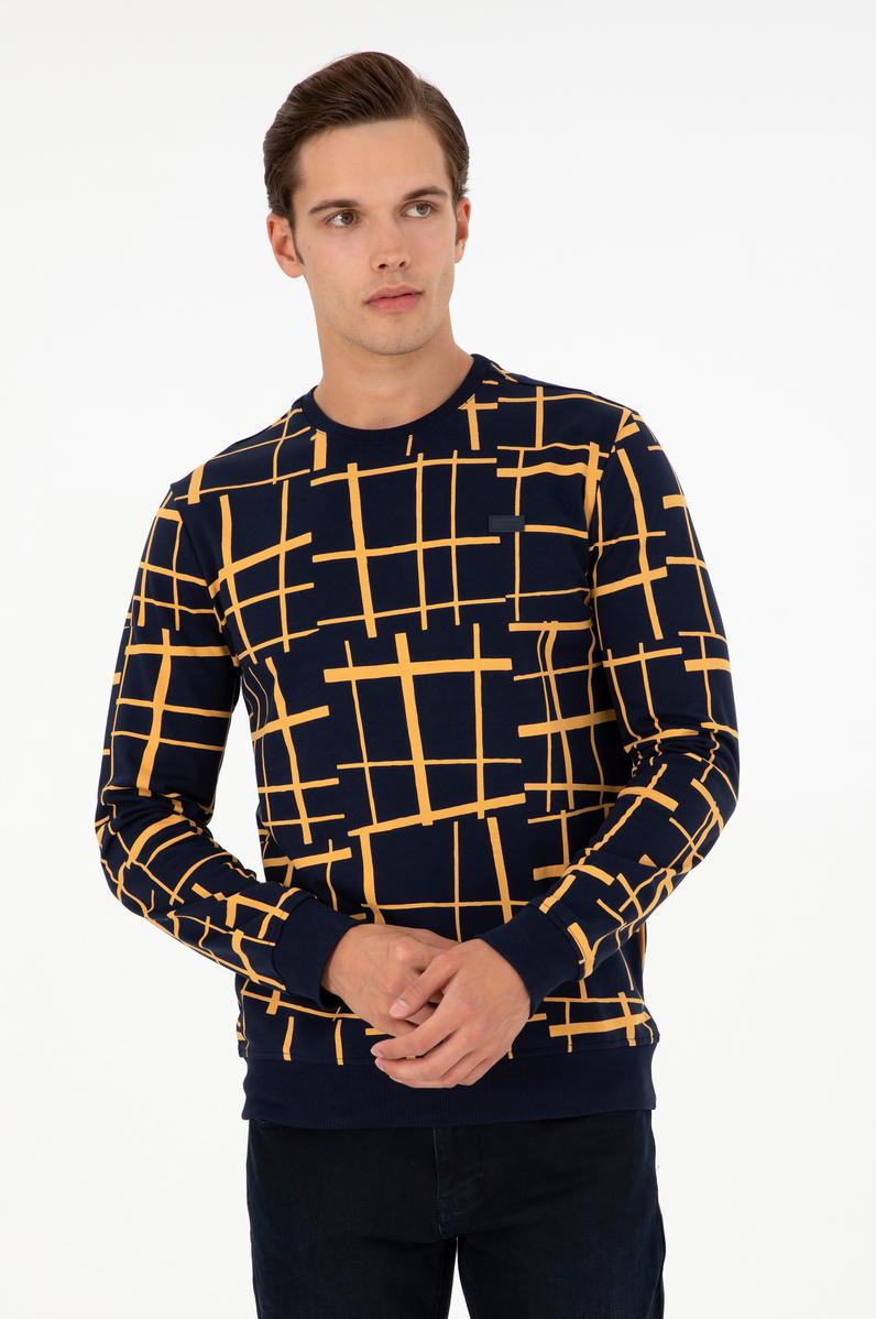 Erkek Lacivert Sweatshirt