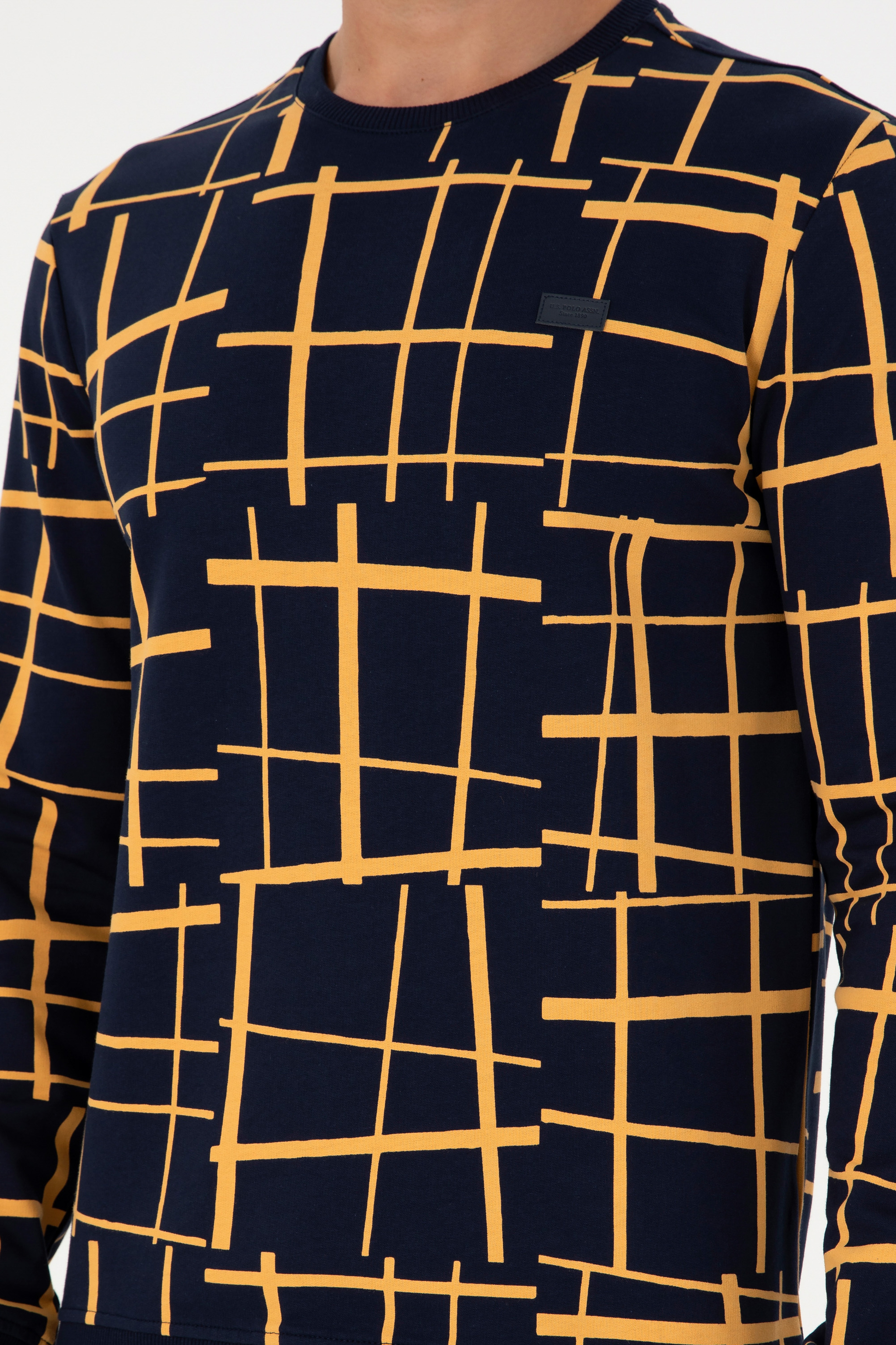 Erkek Lacivert Sweatshirt - Image 7