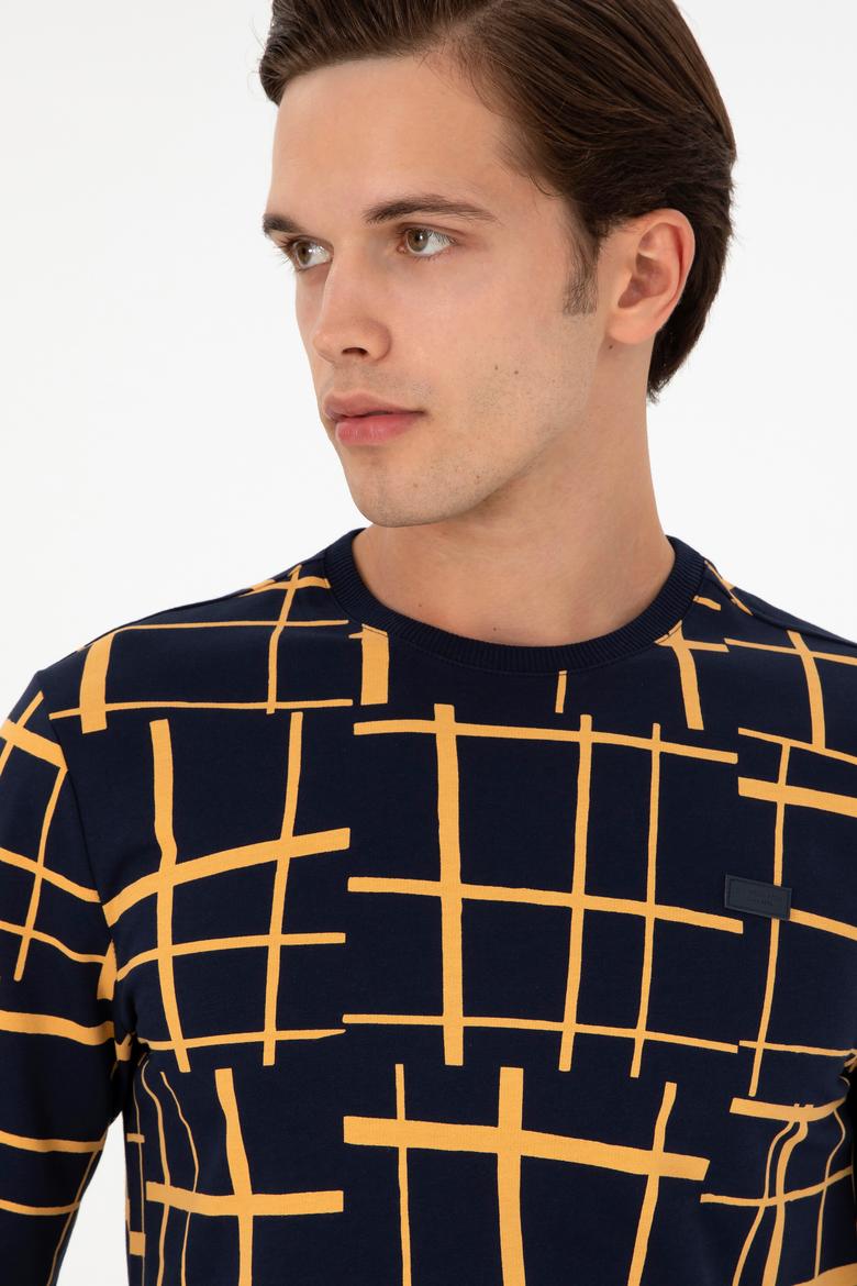 Erkek Lacivert Sweatshirt - 50290743021