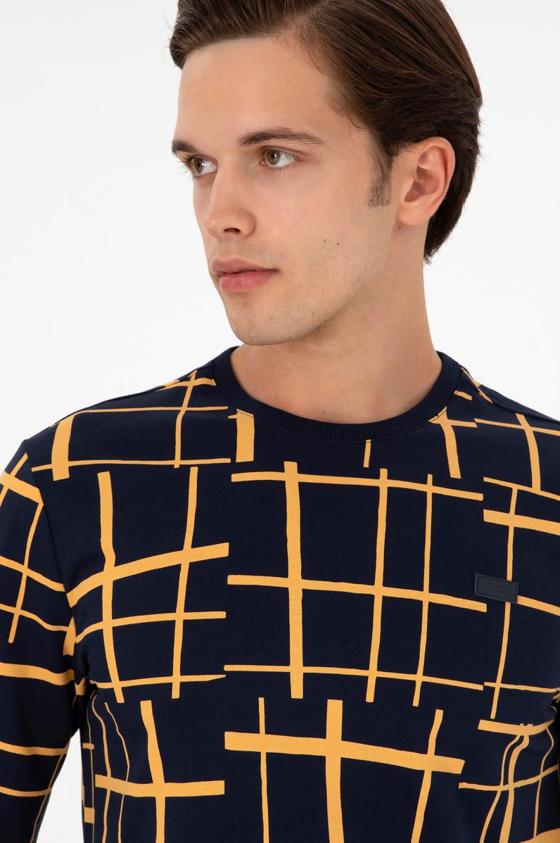 Erkek Lacivert Sweatshirt